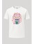Anime Kedi Baskılı Loose Fit Bisiklet Yaka Unisex Tişört 1