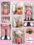 Elite Büyük Boy Et Bebek 46CM Kokulu Kutulu Model Bebek Eşofmanlı Tina Bebek 46CM Pembe 1 Adet 5