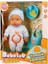 Elite Bebelou Yemek Saati Sesli Bebek Seti 35CM 23860 Mavi 1 Adet 3