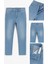 Kız Çocuk Slim Fit Kot Pantolon | Ayarlanabilir Bel | Rahat ve Esnek Günlük Jean Modeli Spor Şık Kot 5