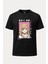 Marin Kitagawa My Dress Up Darling Baskılı Loose Fit Bisiklet Yaka Unisex Tişört Siyah Anime Manga 1