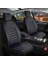 Opel Meriva Uyumlu Lüx Deri Oto Koltuk Kılıfı Ön Arka Takım Giydirme Model Siyah Mavi Alldys 1