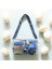 Kawaii Kore Japon Tarzı Genç Kız Çocuk Kadın Crossbody Yan Omuz Çanta Resimli Kart ve Rozet 1