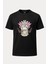 Çin Hükümdarı Baskılı Loose Fit Bisiklet Yaka Unisex Tişört 1
