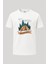 Camping Adventures Baskılı Loose Fit Bisiklet Yaka Unisex Tişört 1