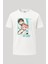Anya Damian Spy x Family Baskılı Loose Fit Bisiklet Yaka Unisex Tişört Anime Manga 1