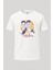 Ranma Manga Baskılı Loose Fit Bisiklet Yaka Unisex Tişört 1
