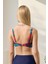 Bikini Üstü Kruvaze Model Toparlayıcı Pembe Desenli 2