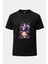 Merlin Nanatsu No Taizai Baskılı Loose Fit Bisiklet Yaka Unisex Tişört Anime Manga 1