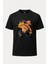 Ace Ateşi One Piece Baskılı Loose Fit Bisiklet Yaka Unisex Tişört Anime Manga 1