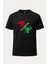 Kripto Ayı Boğa Baskılı Loose Fit Bisiklet Yaka Unisex Tişört 1