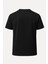 Astronot Kedi Astrocat Baskılı Loose Fit Bisiklet Yaka Unisex Tişört Siyah 2