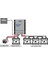 Boost 20A Mppt Elektrikli Bisiklet Akü Için 24V, 36V, 48V, 60V, 72V Dc Solar Şarj Cihazı 2