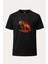 Kızıl Pitbull Köpek Baskılı Loose Fit Bisiklet Yaka Unisex Tişört 1