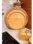 Yuvarlak Bambu Tepsi 3'lü Set, 30 cm, 35 cm ve 38 cm Çaplarında 3 Adet Bambu Tepsi, Tutamaçlı 5