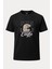 American Eagle Kartal Baskılı Loose Fit Bisiklet Yaka Unisex Tişört 1
