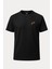 Kırık Yüzük Baskılı Loose Fit Bisiklet Yaka Unisex Tişört 1