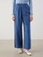 Yeni Sezon Beli Lastikli Wideleg Kadin Jean Pantolon - S5H755Z8 2