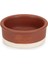 Dbl Kedi Mama Su Kabı, Seramik, Mat Kiremit, 12CM, 300ML Dpmah 1