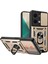 Xiaomi Poco X6 Kılıf Pars Lens Yüzüklü Silikon - Gold Dpmah 1