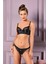 Zincir Detaylı Toparlayıcı Minimizer Sütyen Slip Külot Takım Siyah (MGP31741) 2