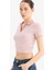 Yeni Sezon Fitted Polo Yaka Çizgili Fitilli Kaşkorse Kısa Kollu Tişört 1