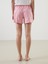Yeni Sezon Beli Lastikli Baskili Kadin Sort Pijama Alti 2'li - S5CC85Z8 5