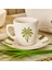Palm 4 Parça Kahve Fincanı Takımı - Renkli - 90 ml 1