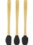 Indigo 3'lü Spatula Seti - Siyah - 26 cm 2