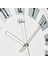 Dekoratif Beyaz Kadran Duvar Saati - Gri - 29 cm 3
