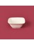 Oval Kare Sosluk - Beyaz - 7 cm 1