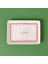 Love Servis Tabağı - Pembe / Beyaz - 13X18 cm 2