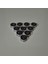 10'lu Tealight Mum - Siyah - 3,8 cm 1