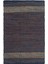 Home 2053C Deri Bordürlü Kilim - Kahverengi - 75X150 cm 1