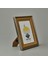 Dokulu Fotoğraf Çerçevesi - Kahverengi - 13X18 cm 3