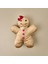 Gingerbread Kız Figürlü Yastık - Kahverengi - 40X25 cm 2