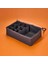 Home Pvc Kapaklı Dolap Içi Organizer - Gri - 44X28X15 cm 1