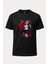 Polera Chainsaw Man Baskılı Loose Fit Bisiklet Yaka Tişört Anime Manga 1
