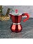 6 Cup Moka Cezve - Kırmızı 1