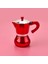 6 Cup Moka Cezve - Kırmızı 2