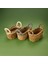 Hasır Banyo Organizer Sepet - - 12X12X30 cm 2