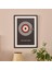Vinyl Kind Of People Tablo - Siyah / Kırmızı - 50X70 cm 1