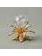 Palmiye Cam Top Dekor - Gold - 11 cm 1