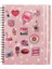 50 Yaprak Pvc Çanta Kapaklı Defter - Pembe - 21X17 cm 1