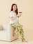 Yeni Sezon Petite Beli Lastikli Cicekli Kadin Pijama Alti - S59679Z8 1