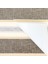 Kare Pvc Masa Örtüsü - Antrasit - 140X140 cm 3