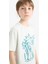 Erkek Çocuk Pijama Takımı Kısa Kollu Üst Esnek Belli Şort F1735A825HS 5
