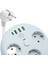 VE-26583 3'lü 1.5 Metre Kablolu 3 USB / Type-C Girişli Akım Korumalı Grup Priz 3
