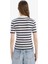 Yeni Sezon Slim Fit Dar Kesim Çizgili Polo Yaka Ribana Kısa Kollu Tişört 5