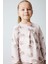 Yeni Sezon Kız Bebek Pijama Takımı Gökkuşağı Baskılı Uzun Kollu Üst Beli Lastikli Uzun Alt 2